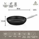 Poêle antiadhésive Amboss Dark - 28 x 5,5 cm – Image 4