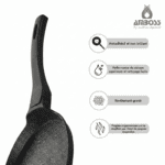 Crêpière Amboss Mocca à revêtement granit 26 cm – Image 5