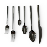Ménagère 36 Pièces en Acier Inoxydable 18/10 – Design Géométrique Plat