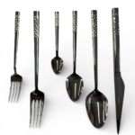 Ménagère 36 Pièces en Acier Inoxydable 18/10 – Design Manche Texturé Lorenzo