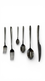 Ménagère 36 Pièces en Acier Inoxydable 18/10 – Design Fluide et Épuré