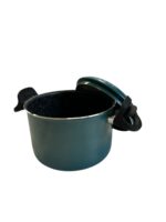 Marmite à Pâtes 20 cm avec Couvercle Égoutteur – Vert – Image 5