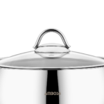 Ensemble de marmite 8 pièces en acier inoxydable Stone avec fond à induction – Image 3