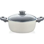 Marmite 22 cm Revêtement Céramique Gris – Série CEM Soft