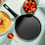 Crêpière Amboss Mocca à revêtement granit 26 cm