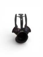 Set de 3 Cafetières (zizoua) en Granit avec Support - Antiadhésif - Manches Ergonomiques - Design Moucheté Élégant