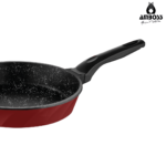 Ensemble de 7 pièces de casseroles et poêles en fonte Vento, rouge – Image 3